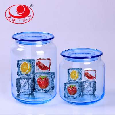 Durable Airtight Jar Glass Candy Storage Container Jar