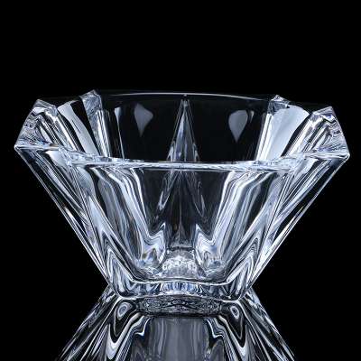 bohemia crystal glass storage jar snacks candy box with lid