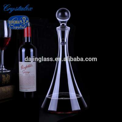 Top Quality Crystalex bohemia crystal glass wine decanter and whiskey decanter