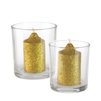 Wholesale Luxury Custom Decorative Muti-colored Transparent Glass Jar Scented Candle Empty Glass Candle Jar